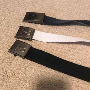 39 inch belts - Puma and Under Armor (3 belts)